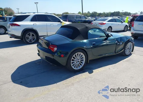 2007 BMW Z4 3.0I z USA, uszkodzony, nr VIN 4USBU33527LW70996